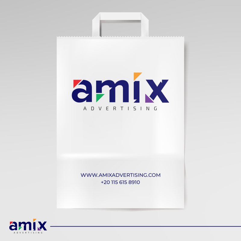 Canvas Bag with External Handle
